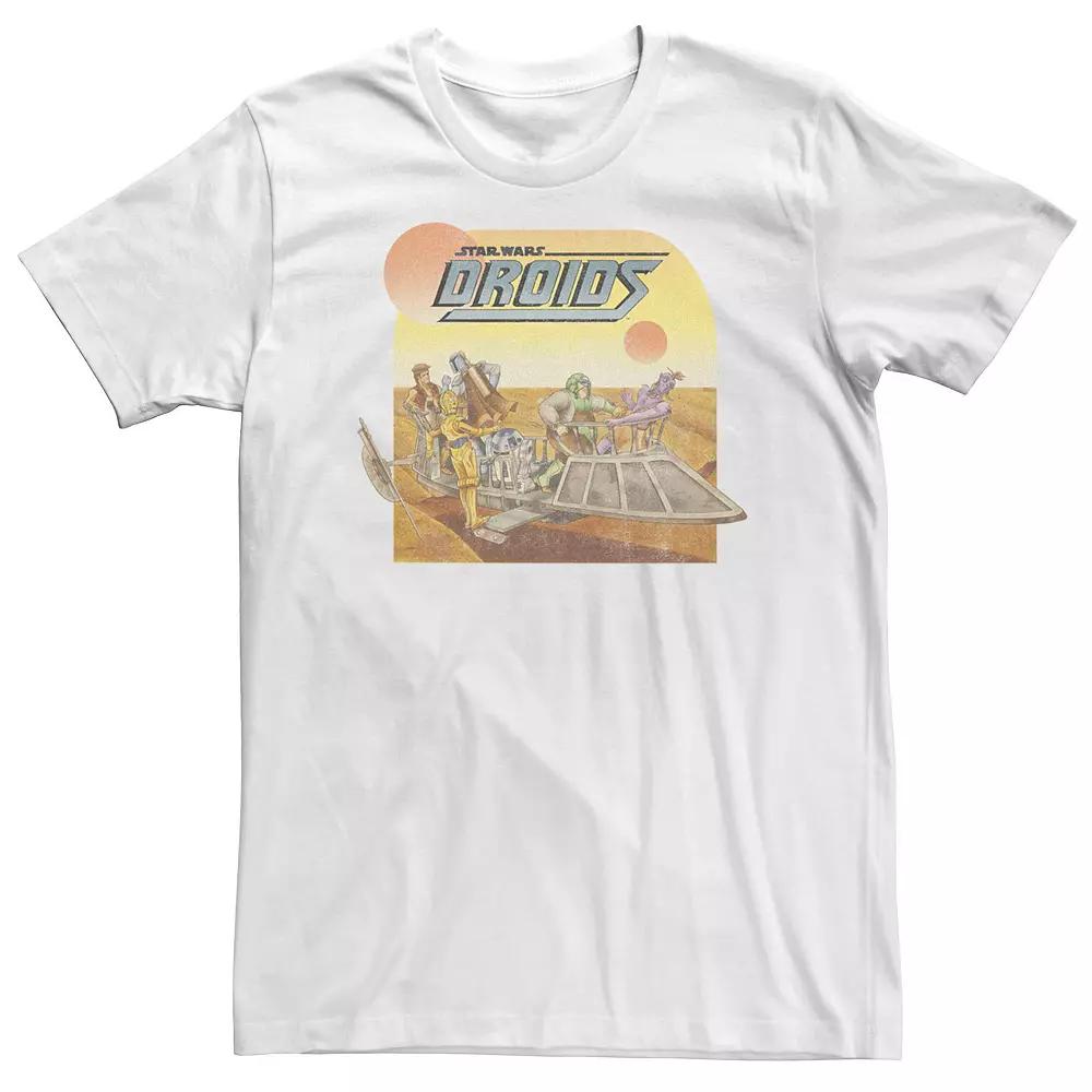 Big & Tall Star Wars Droid Group Sunset Tee, Men's,  Product Image