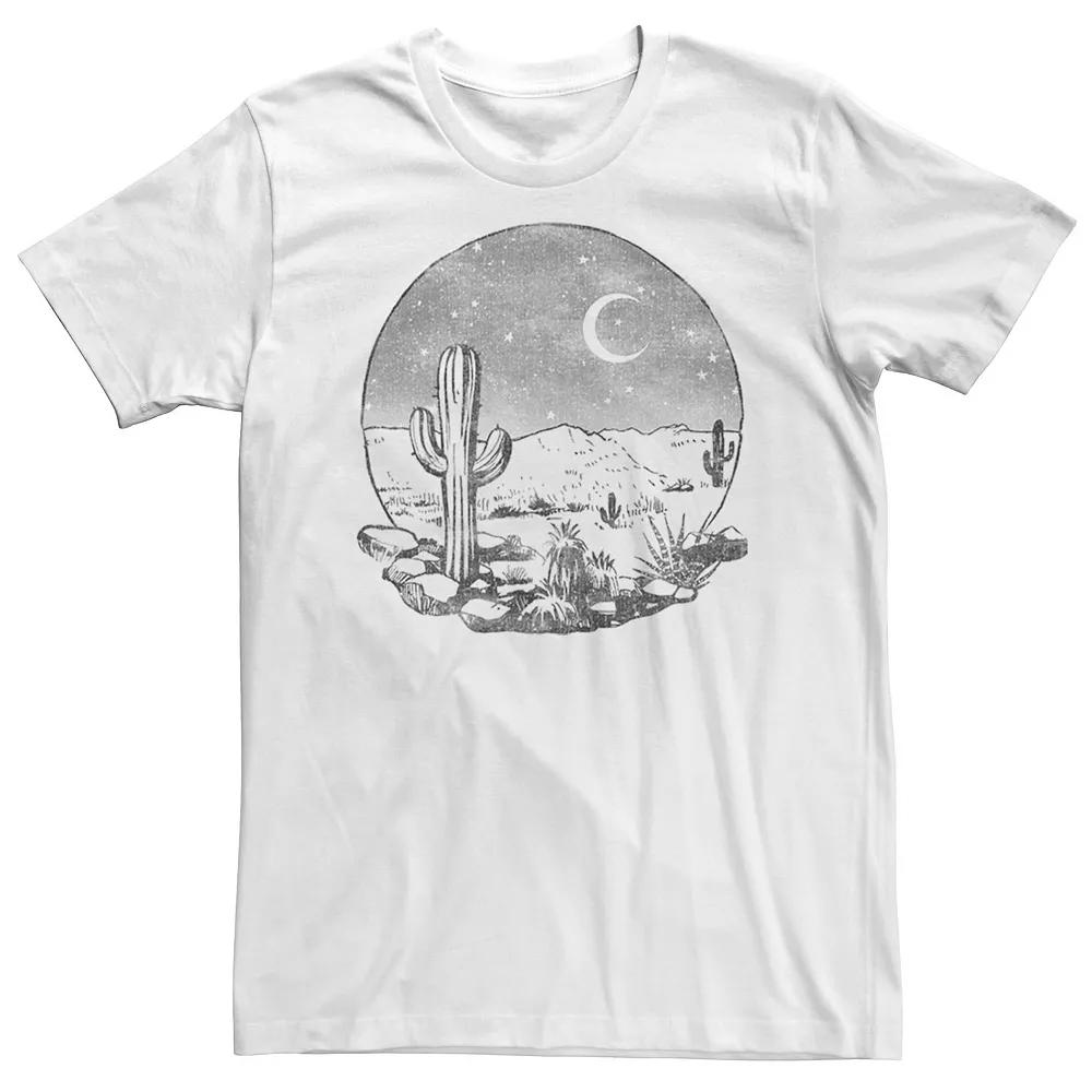 Big & Tall Trendy Dreamy Desert Moonlight Tee, Men's,  Product Image