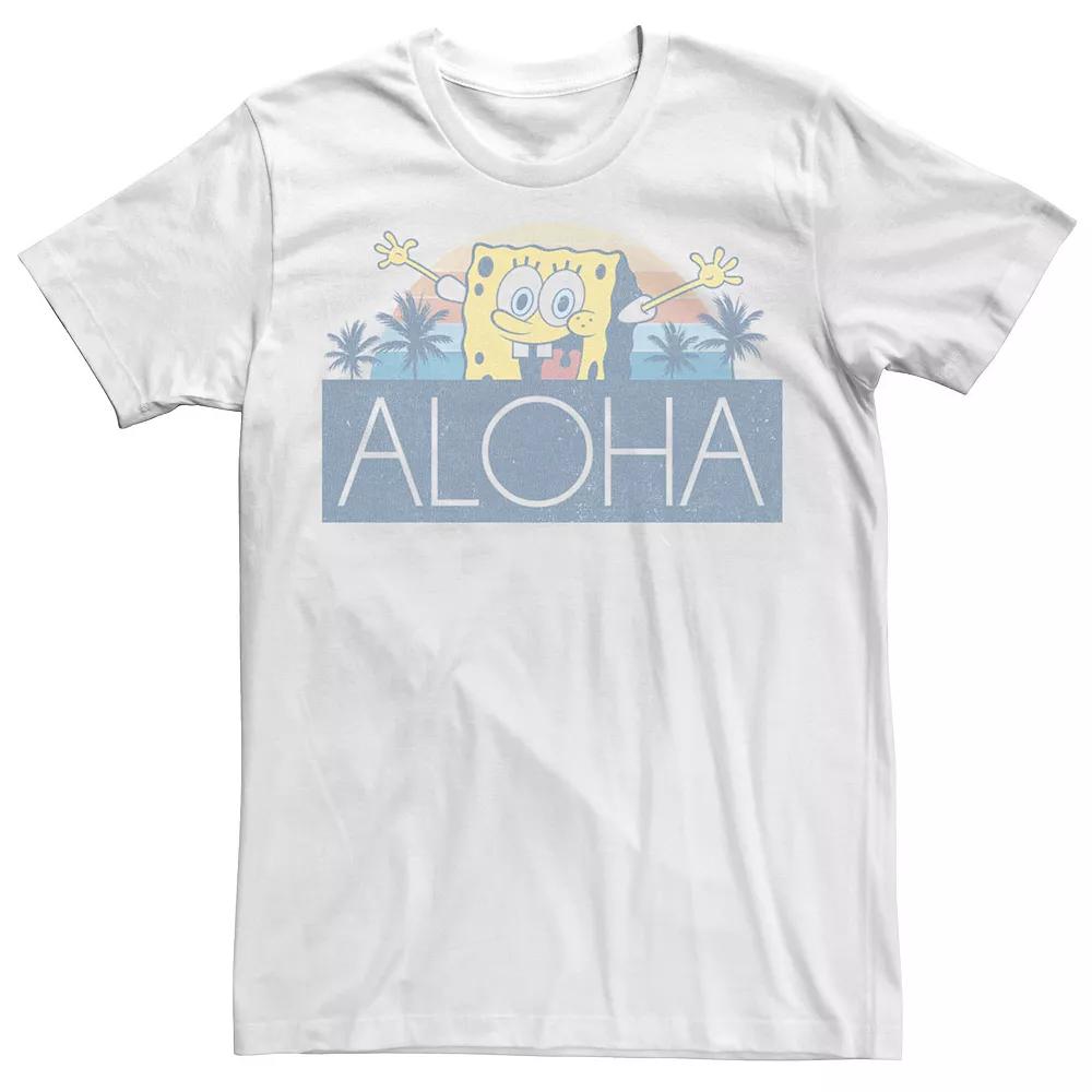 Men's Nickelodeon SpongeBob SquarePants Aloha Vintage Sunset Tee,  Product Image