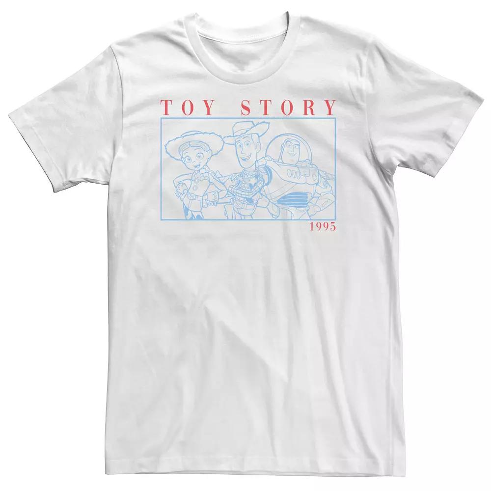 Big & Tall Disney / Pixar Toy Story Boxed Friends Group Shot Tee, Men's,  Product Image