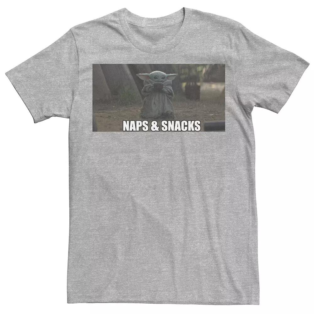 Men's Star Wars The Mandalorian The Child Naps And Snacks Tee,  Product Image