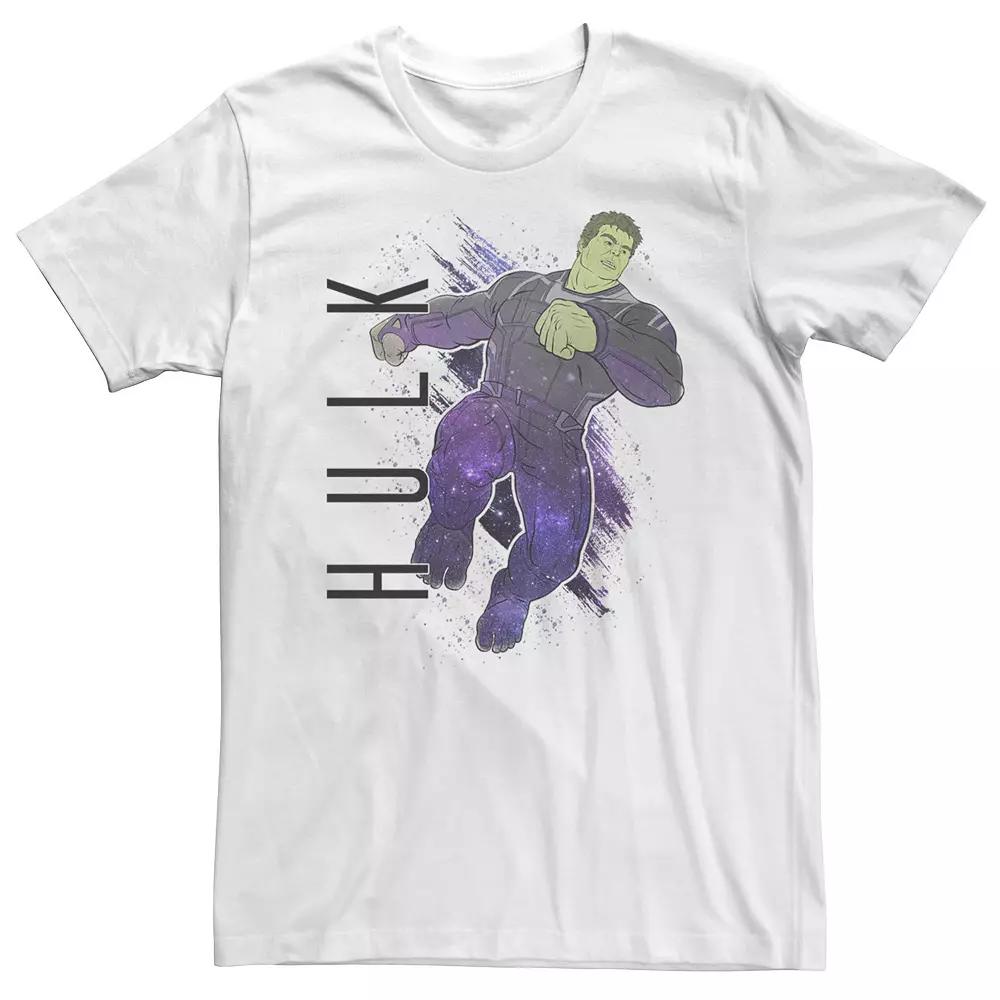 Big & Tall Marvel Avengers Endgame Hulk Galaxy Graphic Tee, Men's,  Product Image