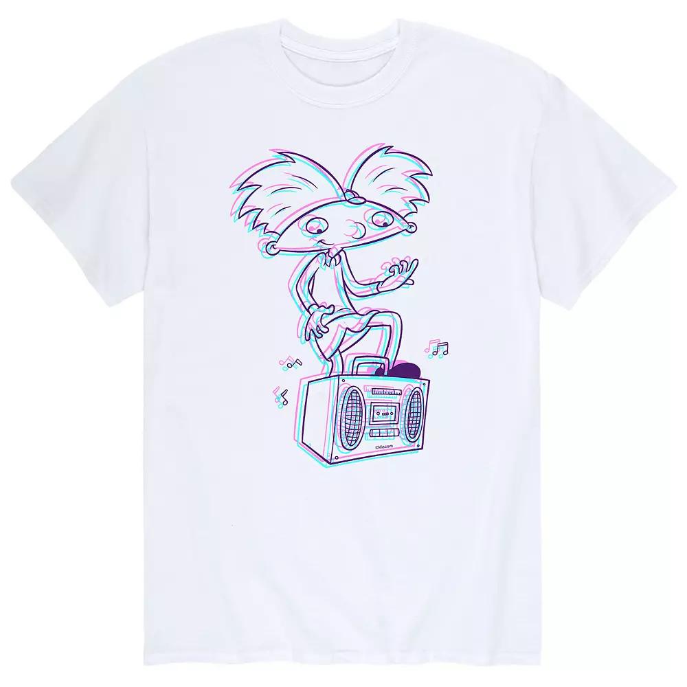 Men's Hey Arnold! 3D Arnold Tee,  Product Image