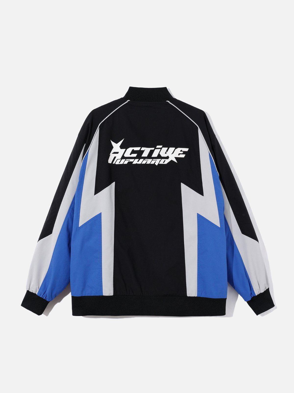 Aelfric Eden Color Block Racing Coat Product Image