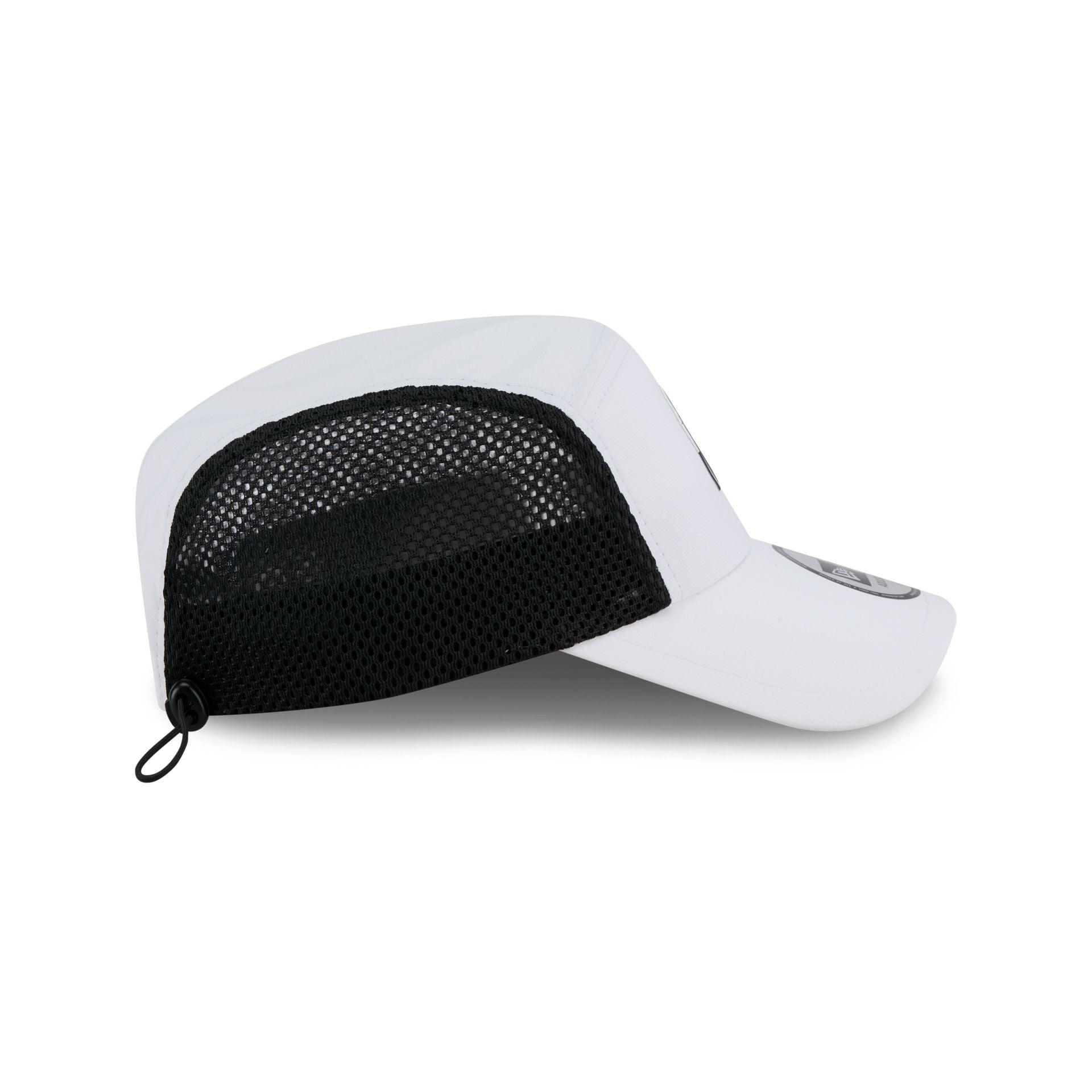 Miami Marlins White Poly Runner Adjustable Hat Male Product Image