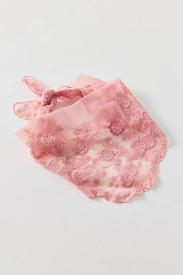 Sheer Floral Lace Headscarf Womens at Urban Outfitters Product Image