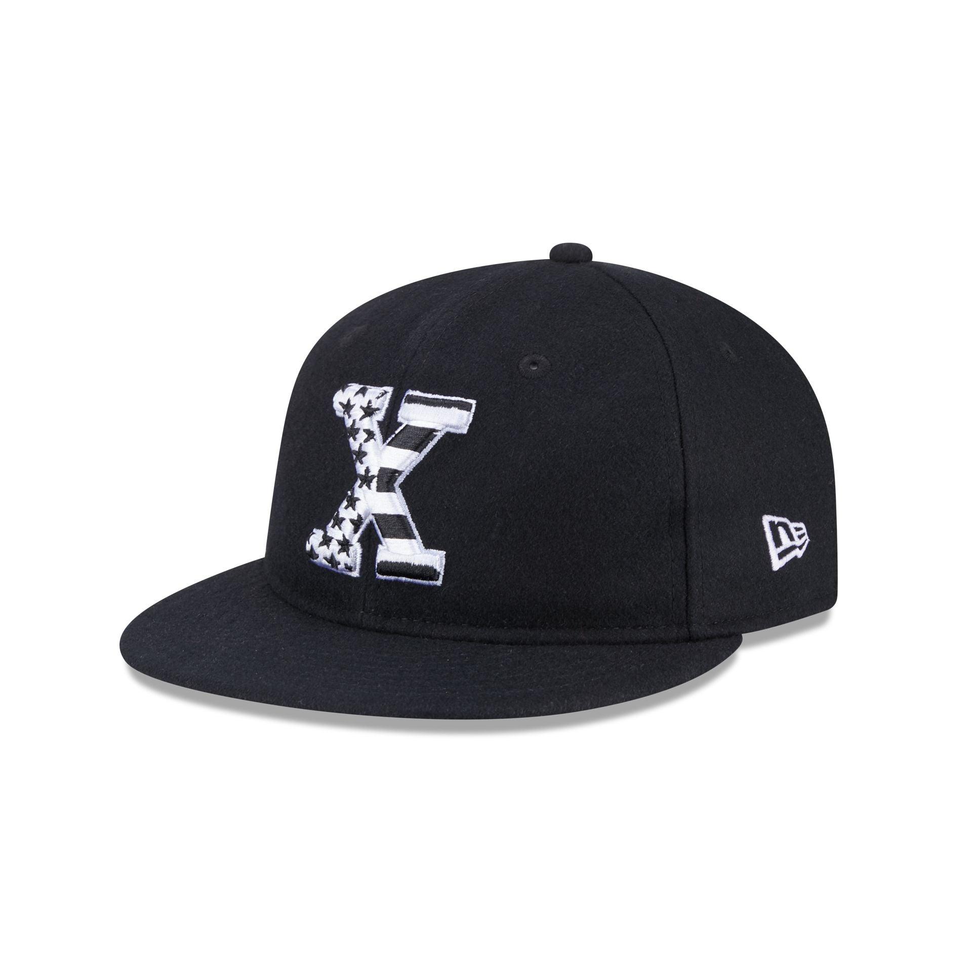 Birmingham Black Barons Flag Retro Crown 59FIFTY Fitted Hat Male Product Image