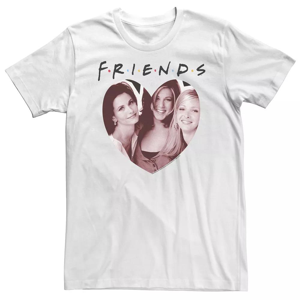 Big & Tall Friends The Girls Heart Portrait Tee, Men's,  Product Image