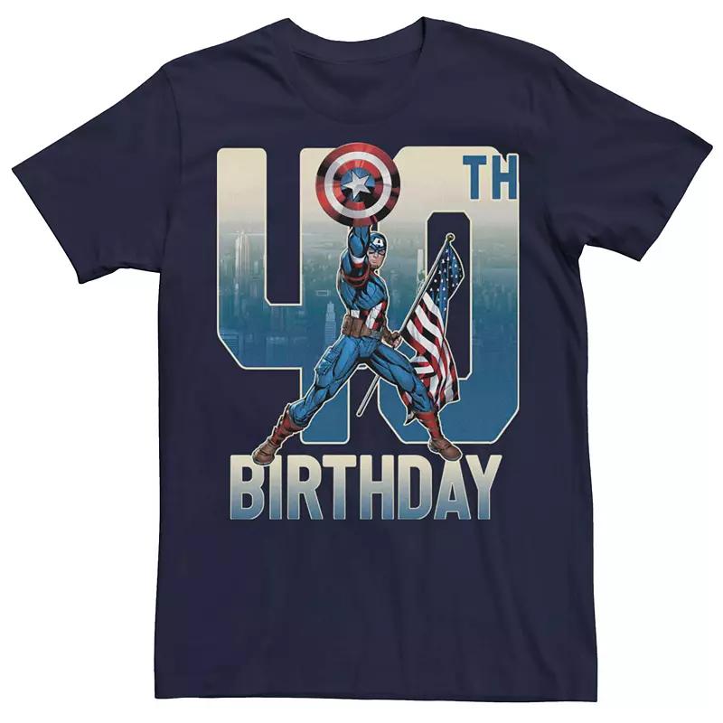 Men's Marvel Captain America 40th Birthday Tee,  Product Image