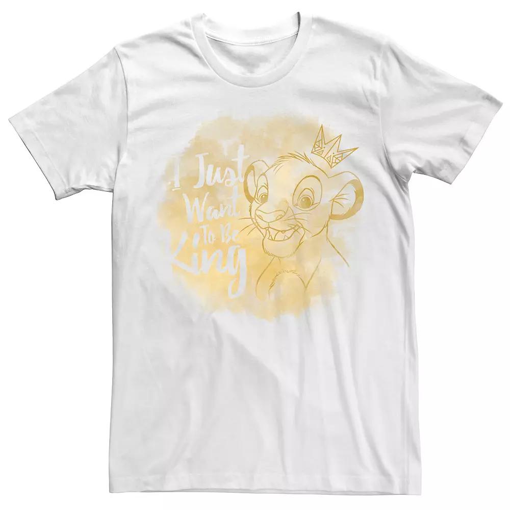 Disney's The Lion King Men's I Just Want To Be King Tee,  Product Image