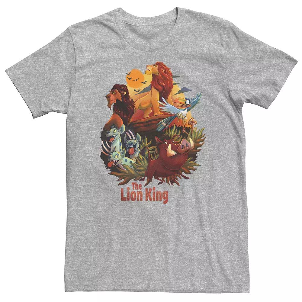 Disney's The Lion King Big & Tall Main Cast Poster Tee, Men's,  Product Image