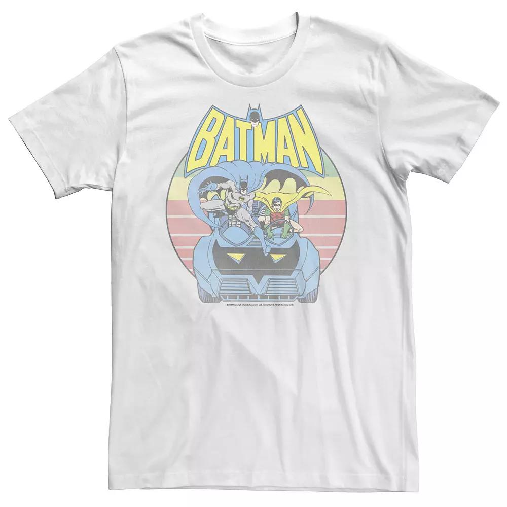 Big & Tall DC Comics Batman Retro Batmobile Tee, Boy's,  Product Image