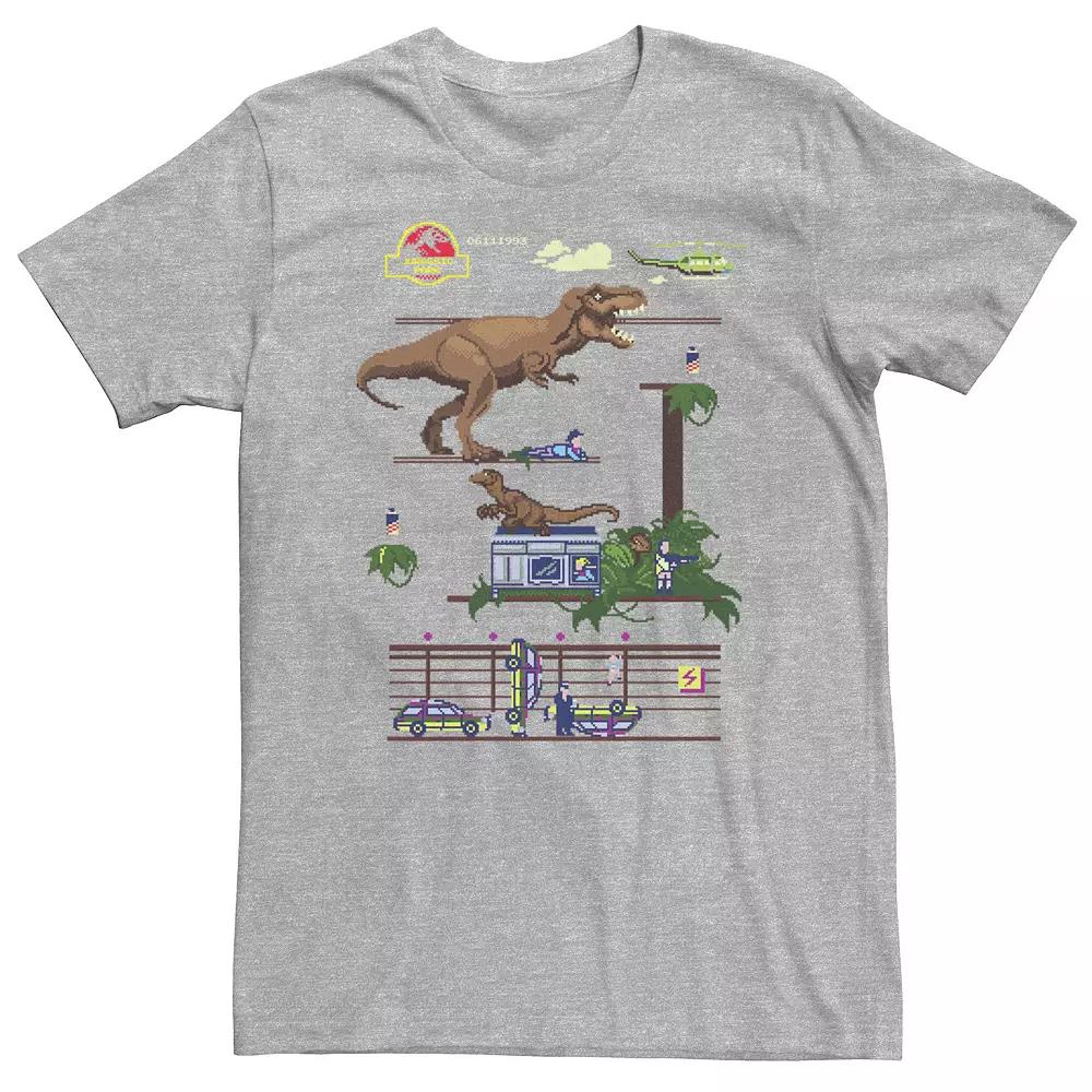 Big & Tall Jurassic Park Digital Video Game Scene Tee, Men's,  Product Image