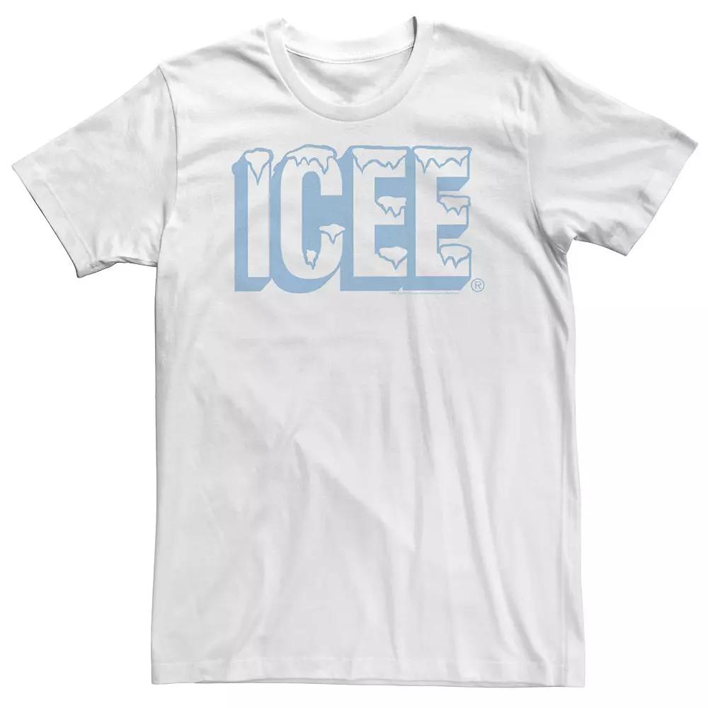 Big & Tall ICEE Snowcapped Light Blue Logo Tee, Men's, Size: XL Tall, White Product Image