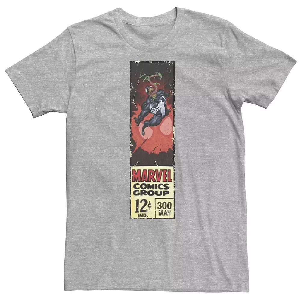 Big & Tall Marvel Venom Comics Group Vintage Ticket Label Tee, Men's,  Product Image