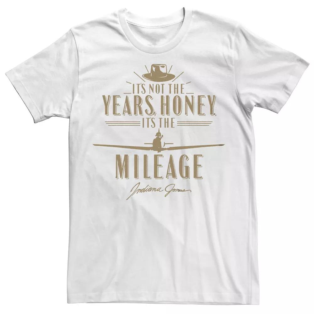 Big & Tall Indiana Jones and the Raiders of the Lost Ark It's the Mileage Quote Graphic Tee, Men's,  Product Image