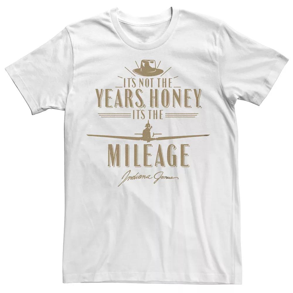 Big & Tall Indiana Jones and the Raiders of the Lost Ark It's the Mileage Quote Graphic Tee, Men's,  Product Image