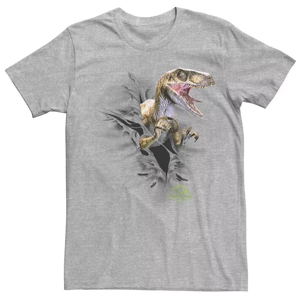 Men's Jurassic Park Ripping Velociraptor Graphic Tee,  Product Image