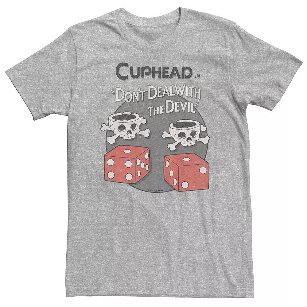 Big & Tall Cuphead Bones And Devil Dice Tee, Men's,  Product Image