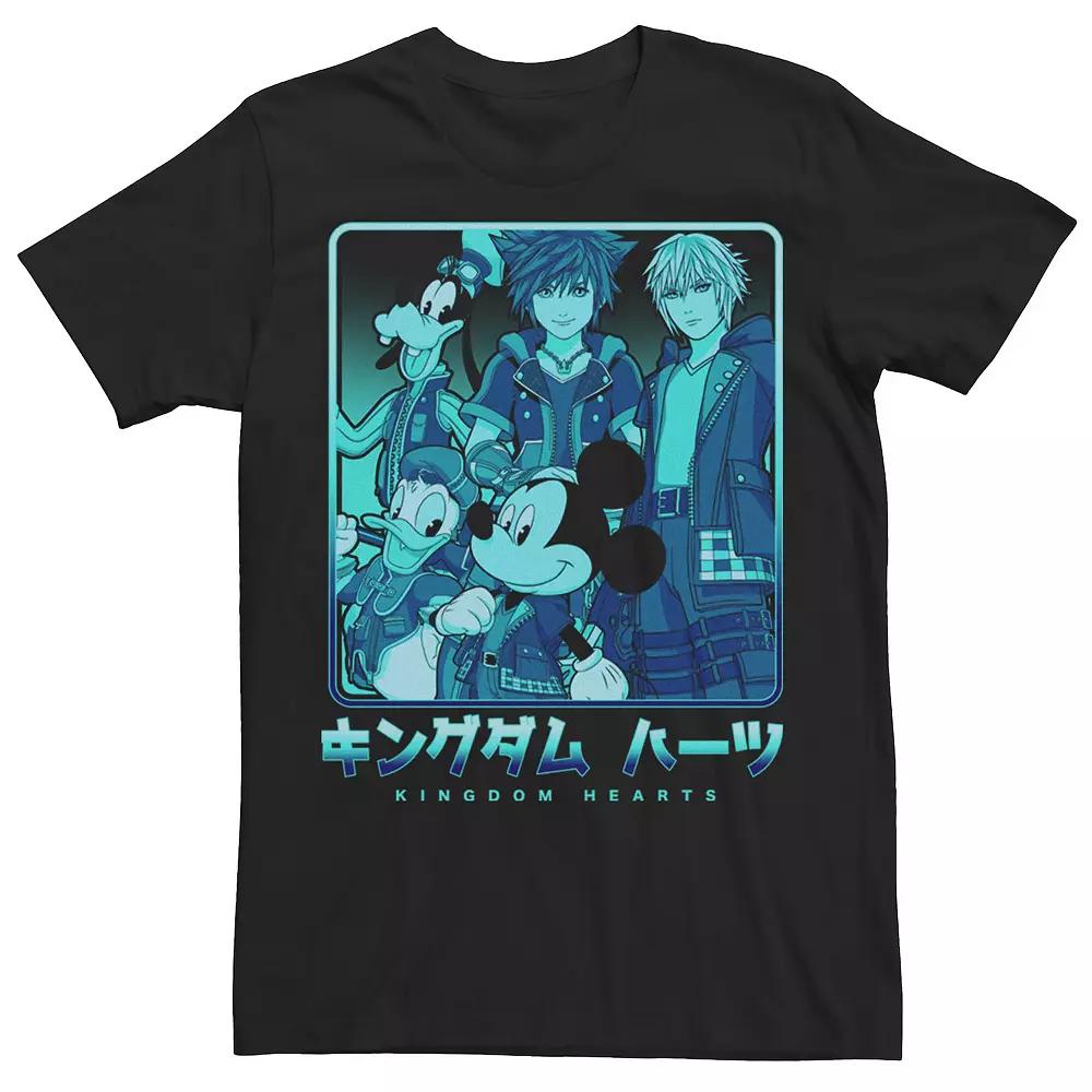 Men's Kingdom Hearts Keyblade Crew Group Shot Tee,  Product Image