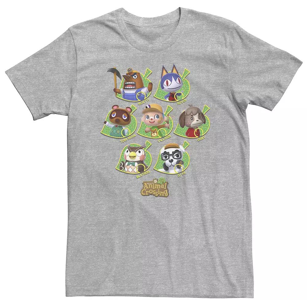 Big & Tall Nintendo Animal Crossing New Leaf Towns People Tee, Men's,  Product Image