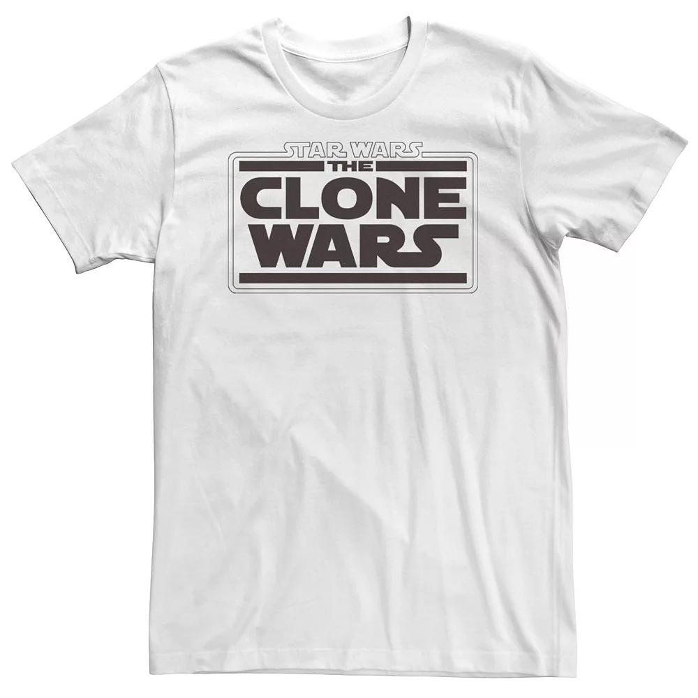 Big & Tall Star Wars Clone Wars Logo Tee, Men's,  Product Image