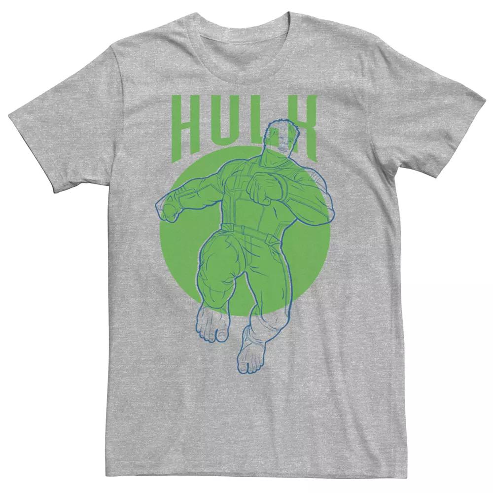 Men's Marvel Avengers Endgame Pop Hulk Circle Tee,  Product Image