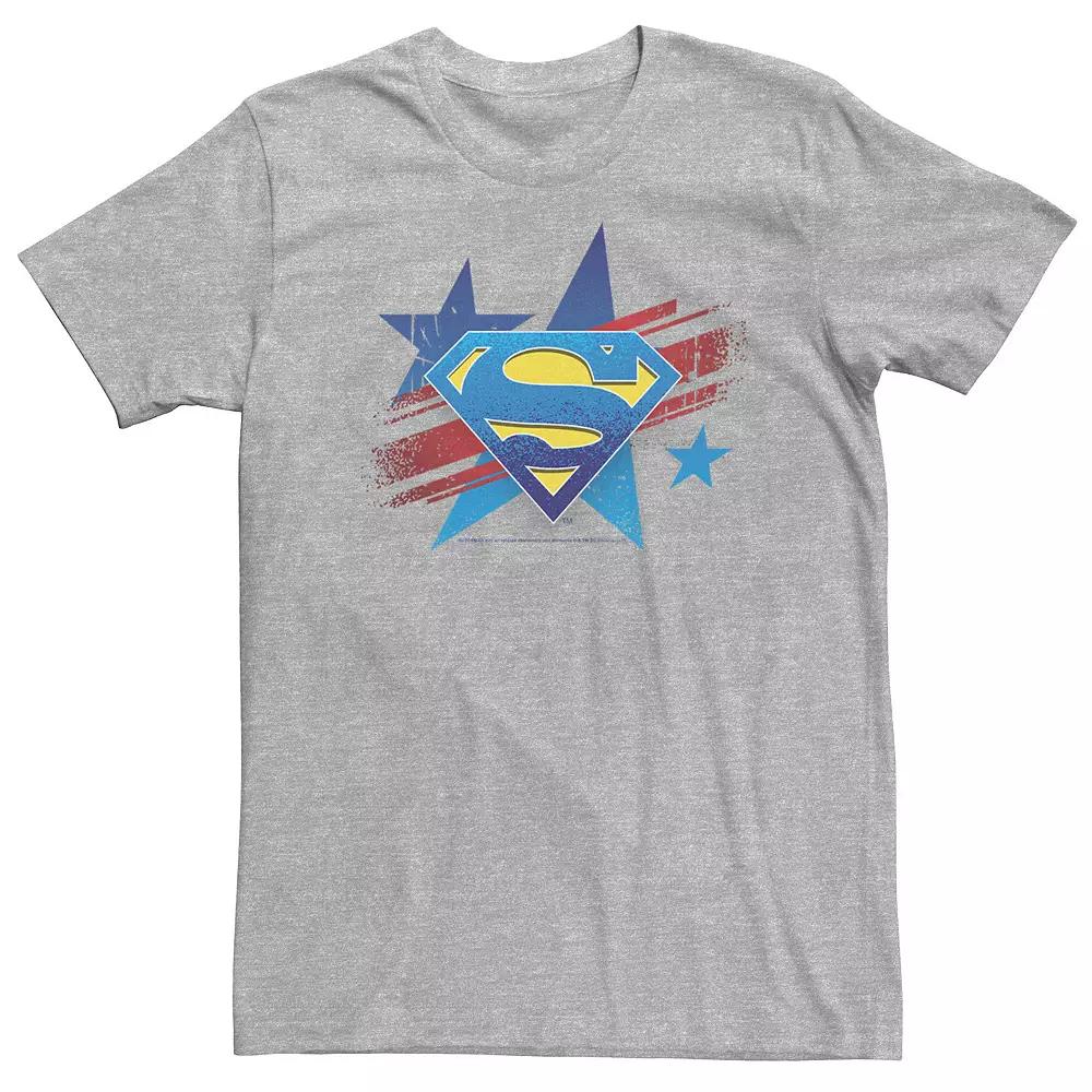 Big & Tall DC Comics Superman Stars And Stripes Chest Logo Tee, Men's,  Product Image