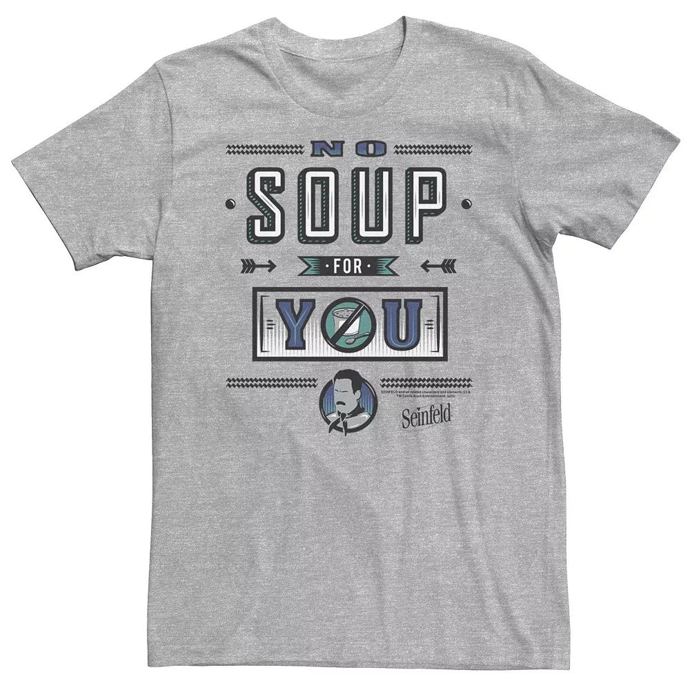 Big & Tall Seinfeld Restaurant Sign No Soup For You Quote Tee, Men's,  Product Image