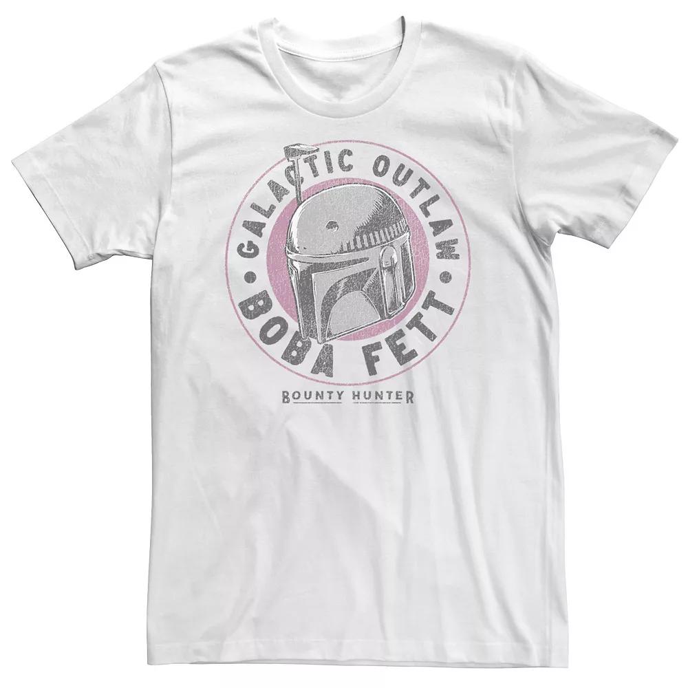 Big & Tall Star Wars Boba Fett Galactic Outlaw Bounty Hunter Tee, Men's,  Product Image