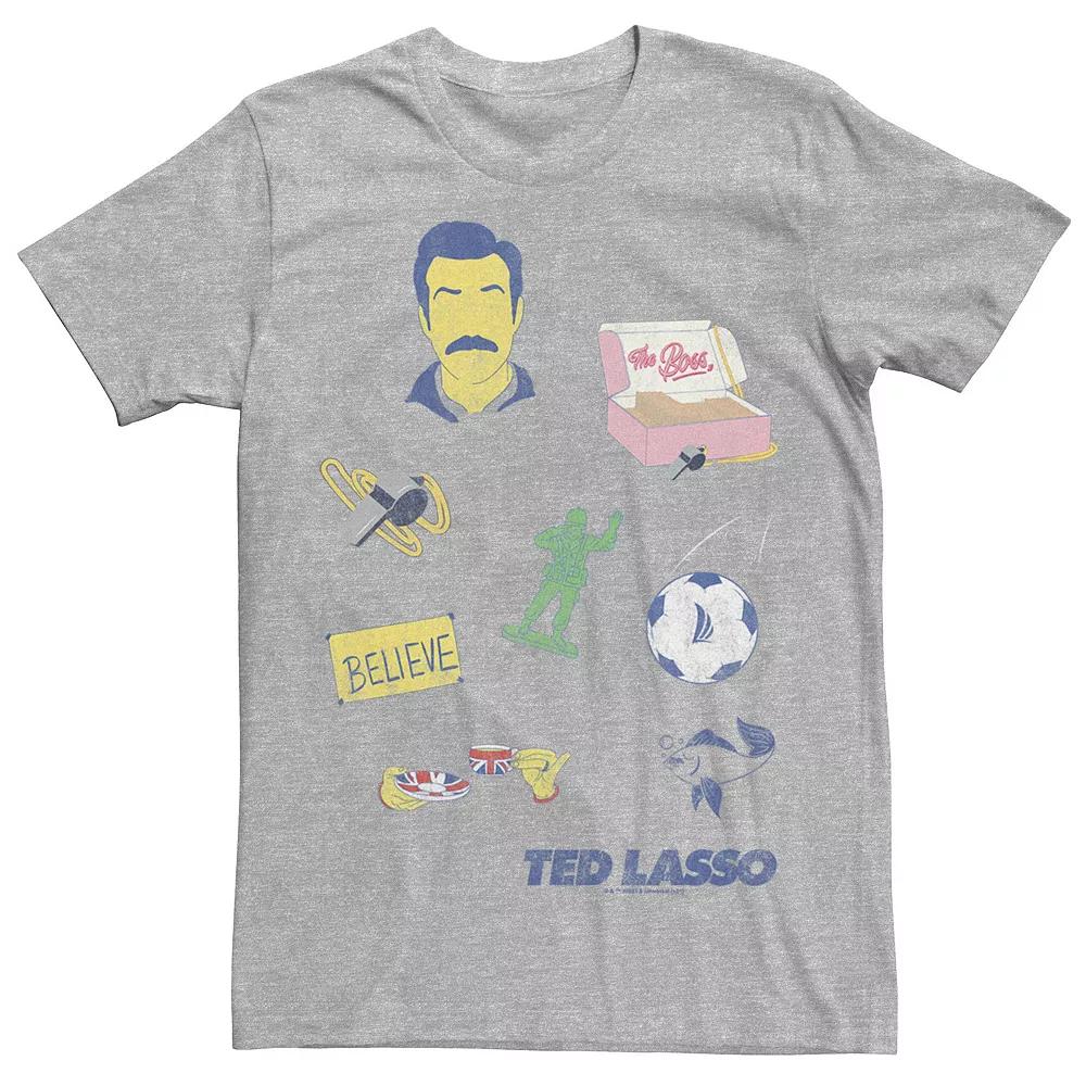 Men's Ted Lasso Icons Graphic Tee,  Product Image