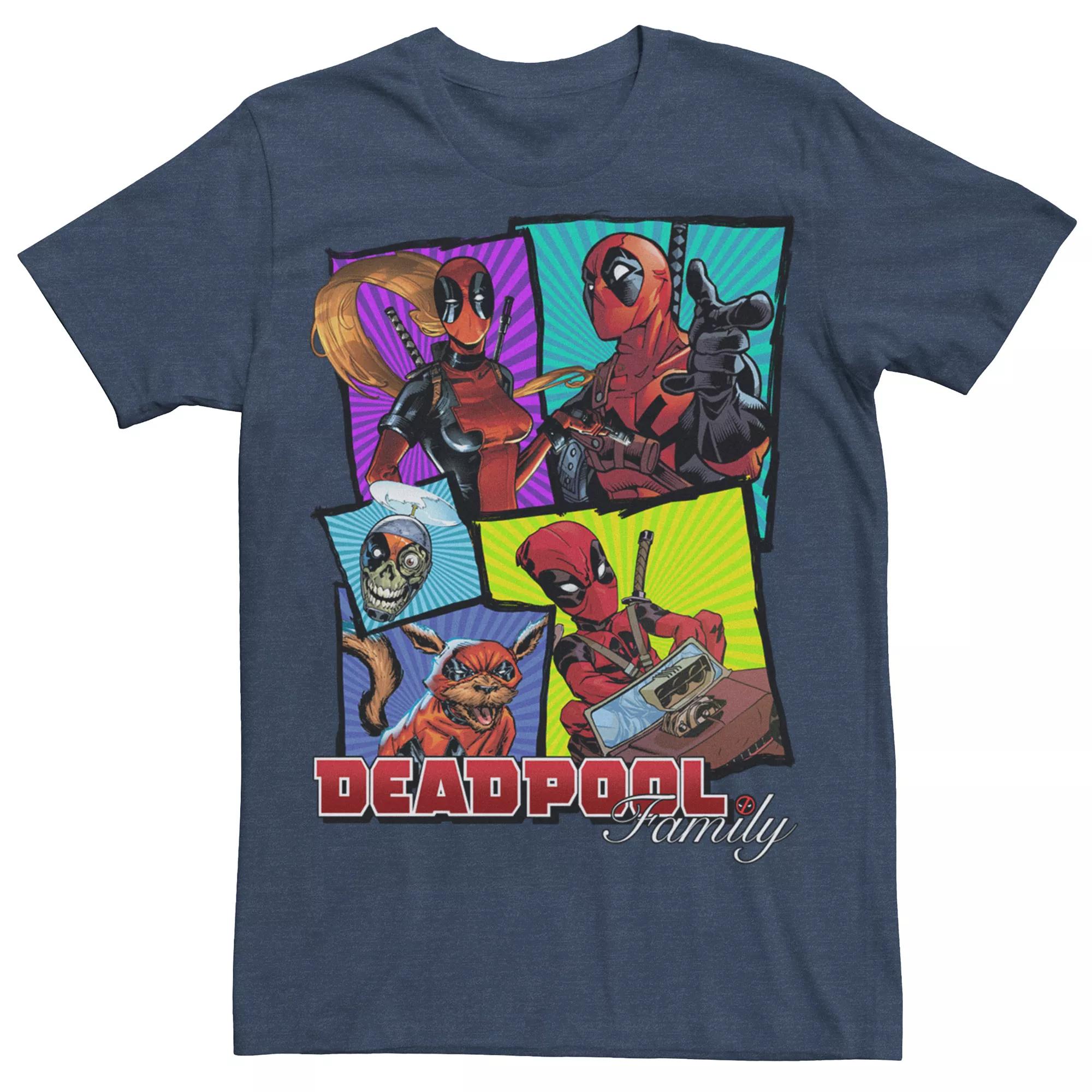 Men's Marvel Deadpool Family Graphic Tee,  Product Image