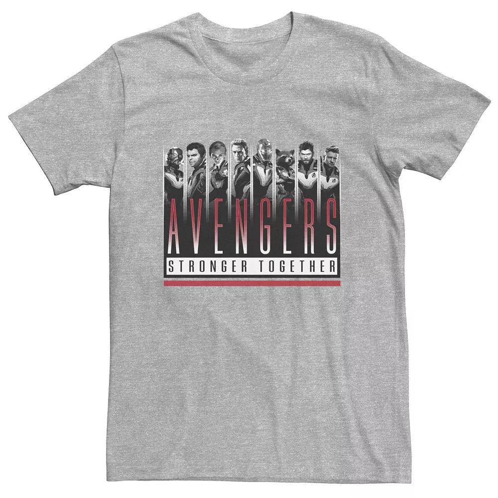Big & Tall Marvel Avengers Endgame Stronger Together Team Group Shot Tee, Men's,  Product Image