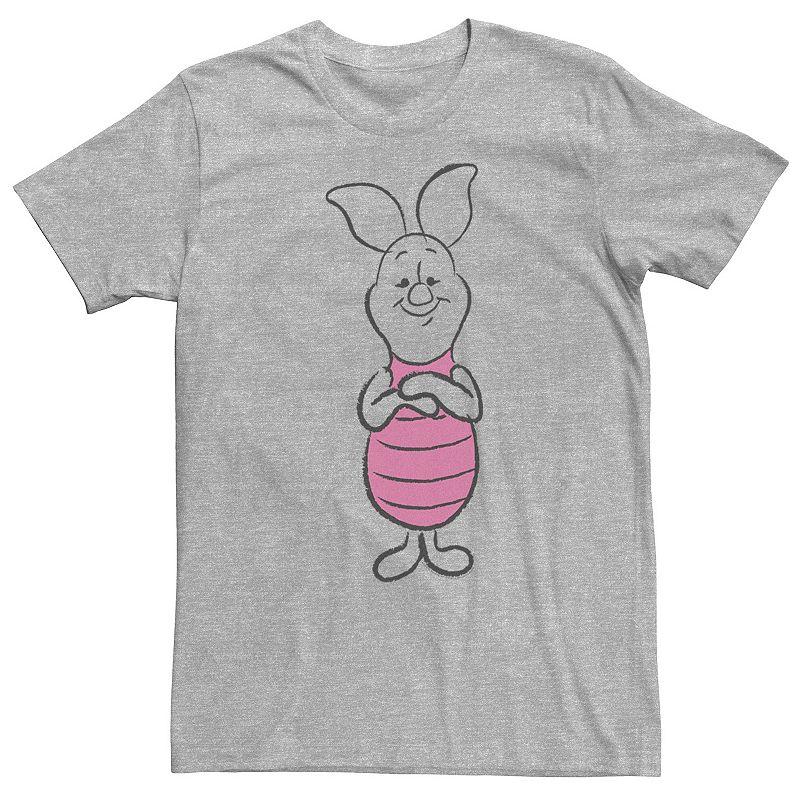 Disney's Winnie The Pooh Big & Tall Sweet Piglet Art Sketch Tee, Men's,  Product Image