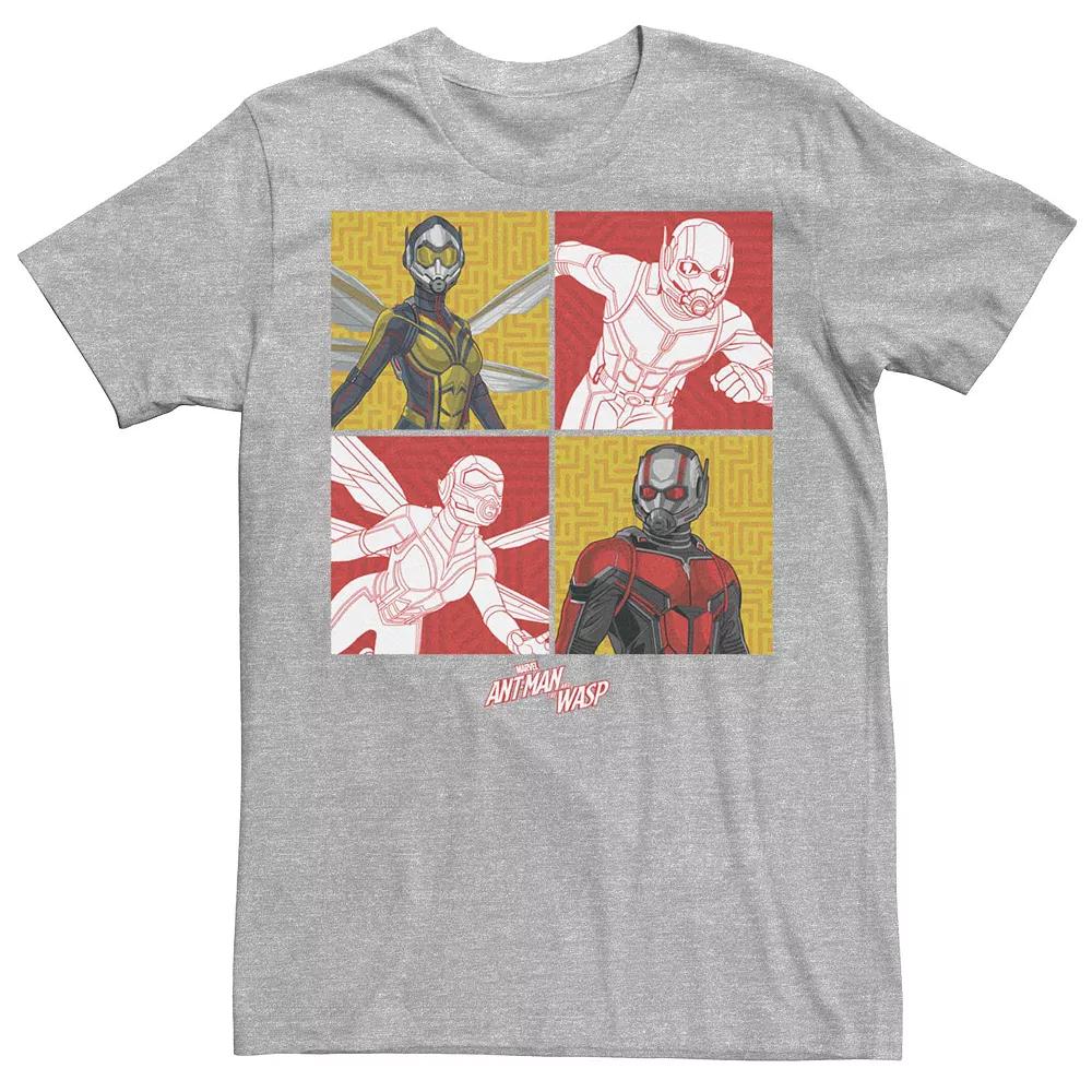 Men's Marvel Ant-Man And The Wasp Square Pop Poster Tee Shirt,  Product Image