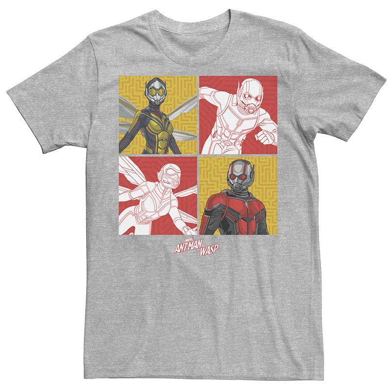 Men's Marvel Ant-Man And The Wasp Square Pop Poster Tee Shirt,  Product Image