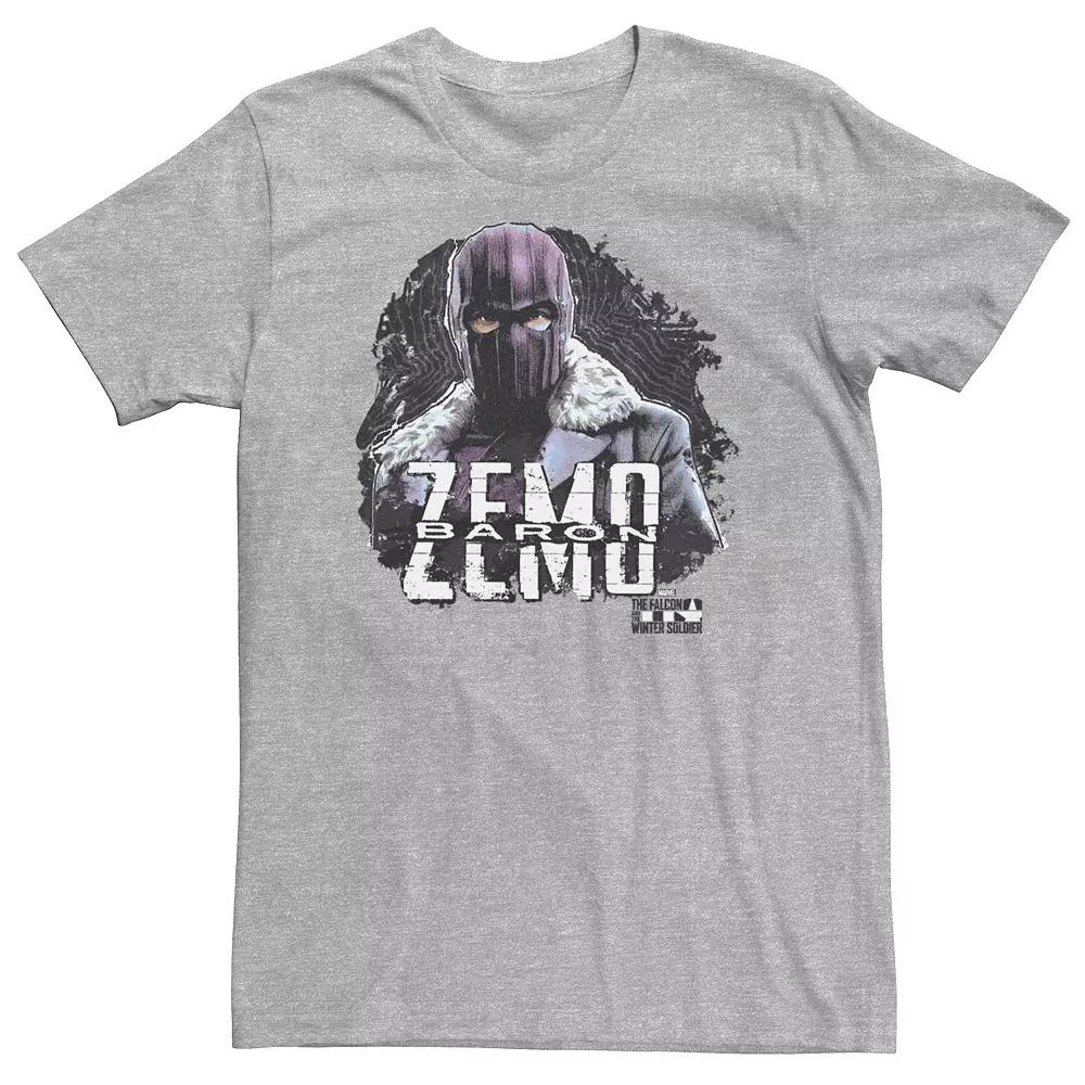 Big & Tall Marvel The Falcon And The Winter Soldier Baron Zemo Logo Tee, Men's,  Product Image