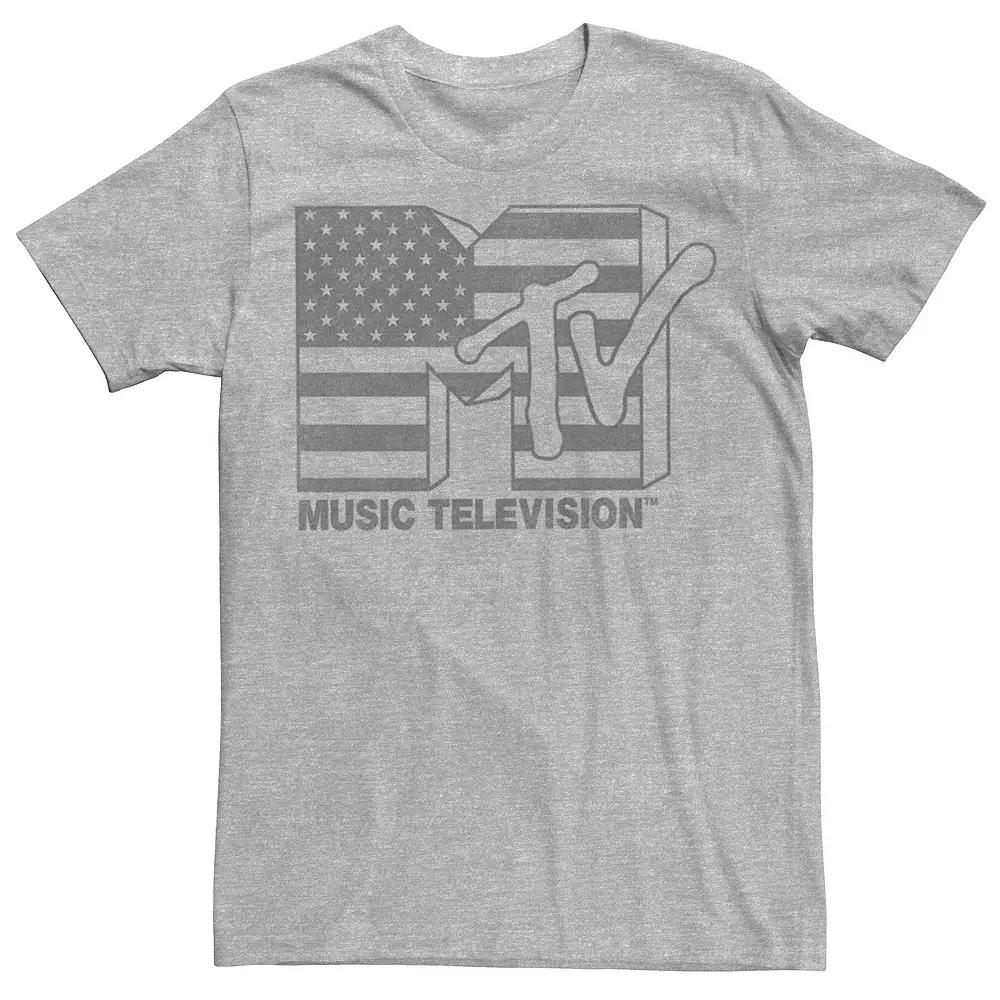 Men's MTV American Flag MTV Logo Graphic Tee,  Product Image