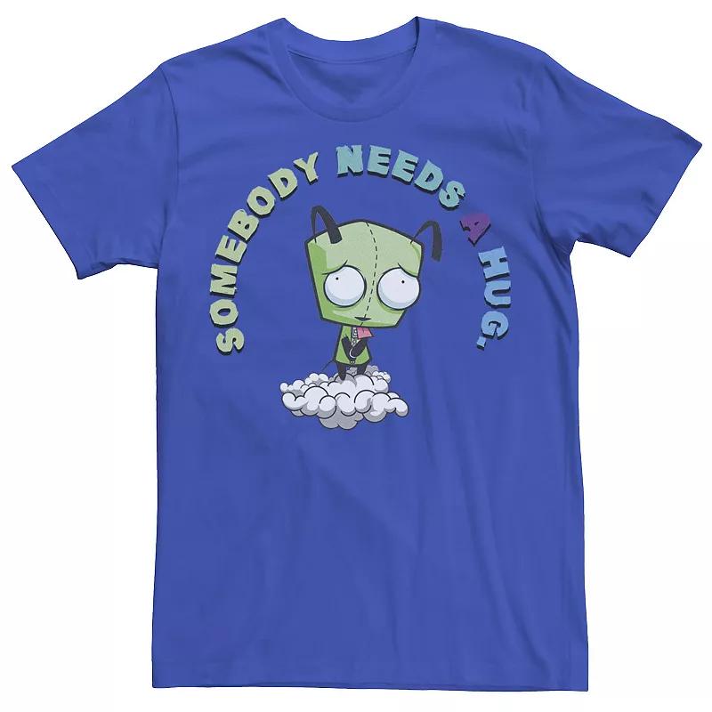 Men's Nickelodeon Invader Zim Gir Somebody Needs A Hug Sad Portrait Graphic Tee,  Product Image