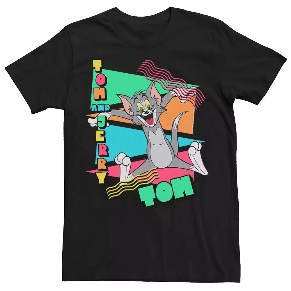Men's Looney Tunes Tom Vintage 90s Triangles Tee,  Product Image