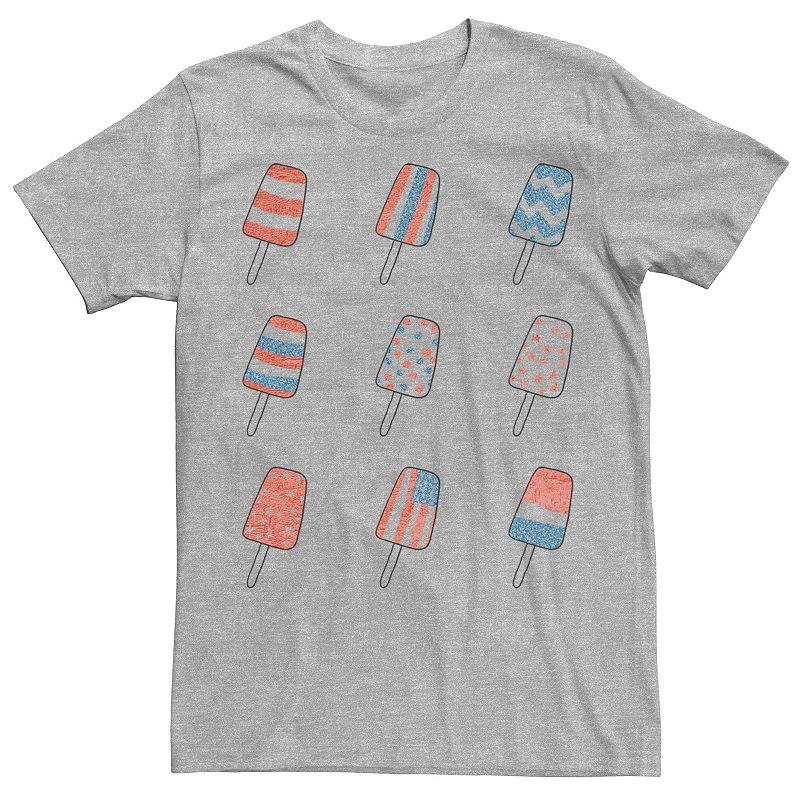 Men's Freedom Popsicles Tee, Boy's, Size: Large, Athletic Grey Product Image