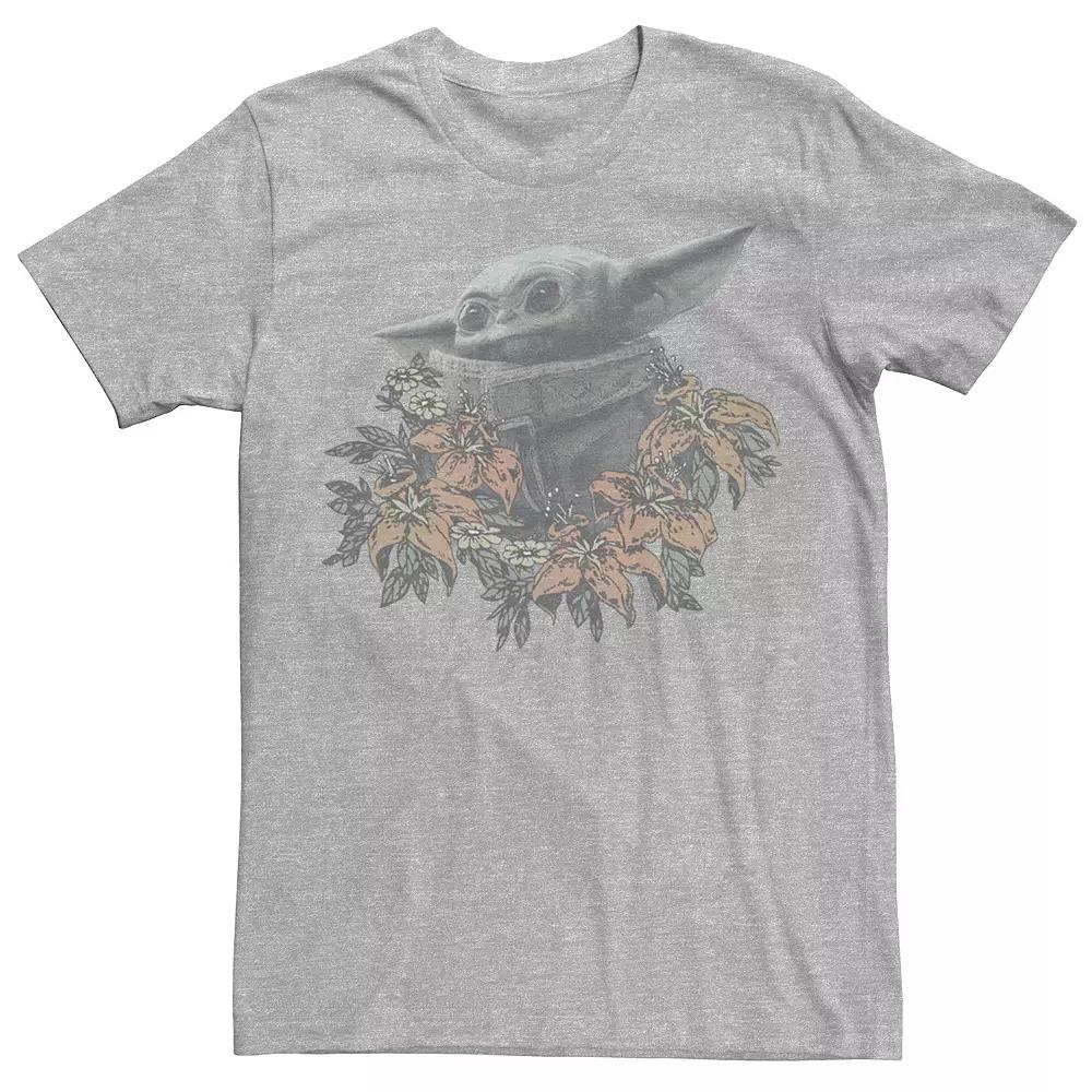Men's Star Wars The Mandalorian Flower Child Tee,  Product Image