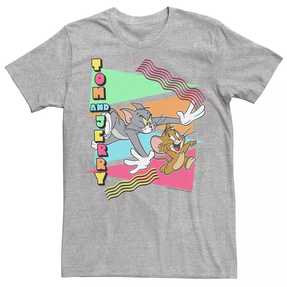 Men's Tom and Jerry 90's Stylized Graphic Tee,  Product Image