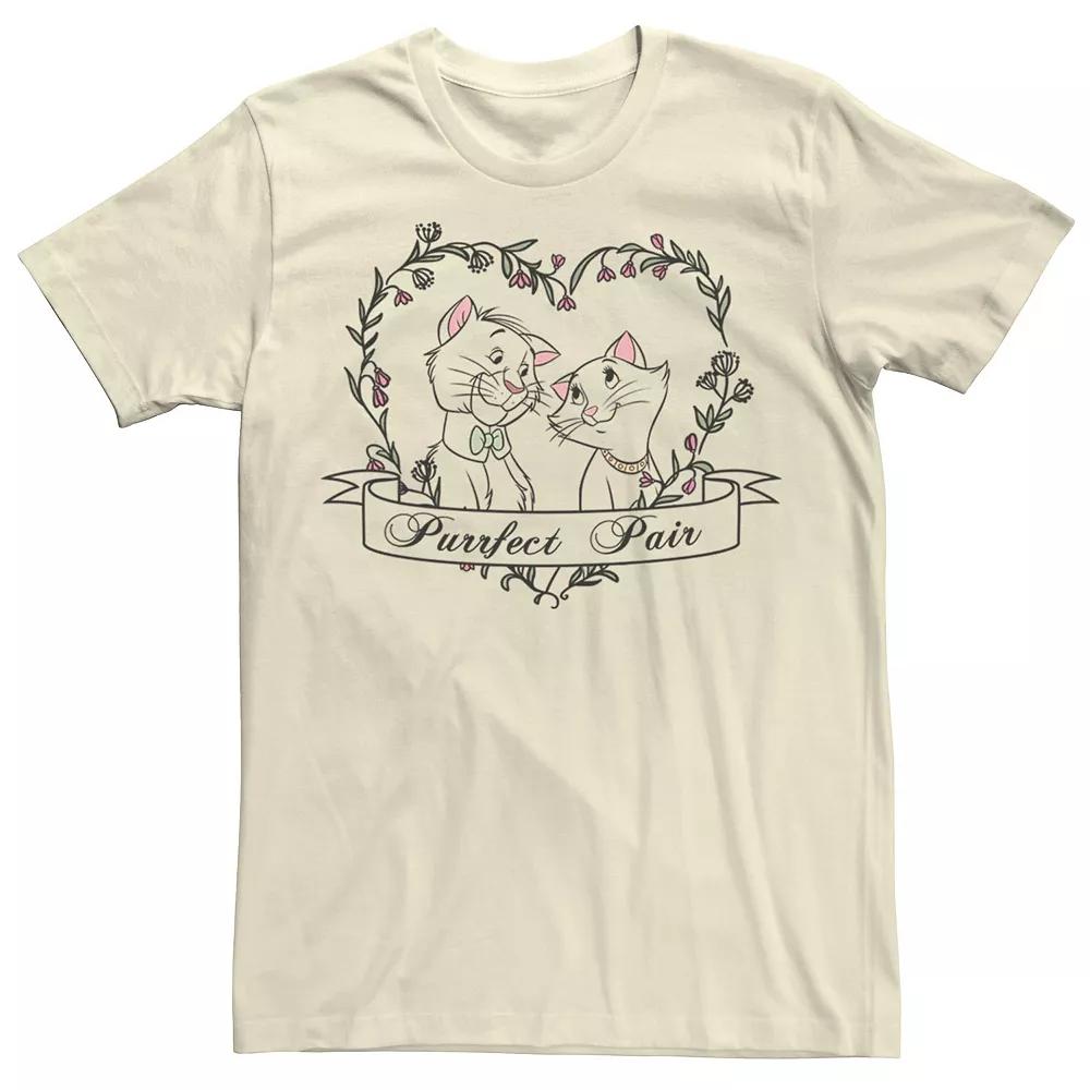 Disney's The Aristocats Duchess & Thomas Men's Purrfect Pair Tee,  Product Image