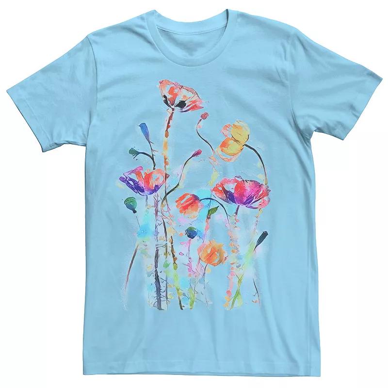 Men's Flowers Art Graphic Tee,  Product Image