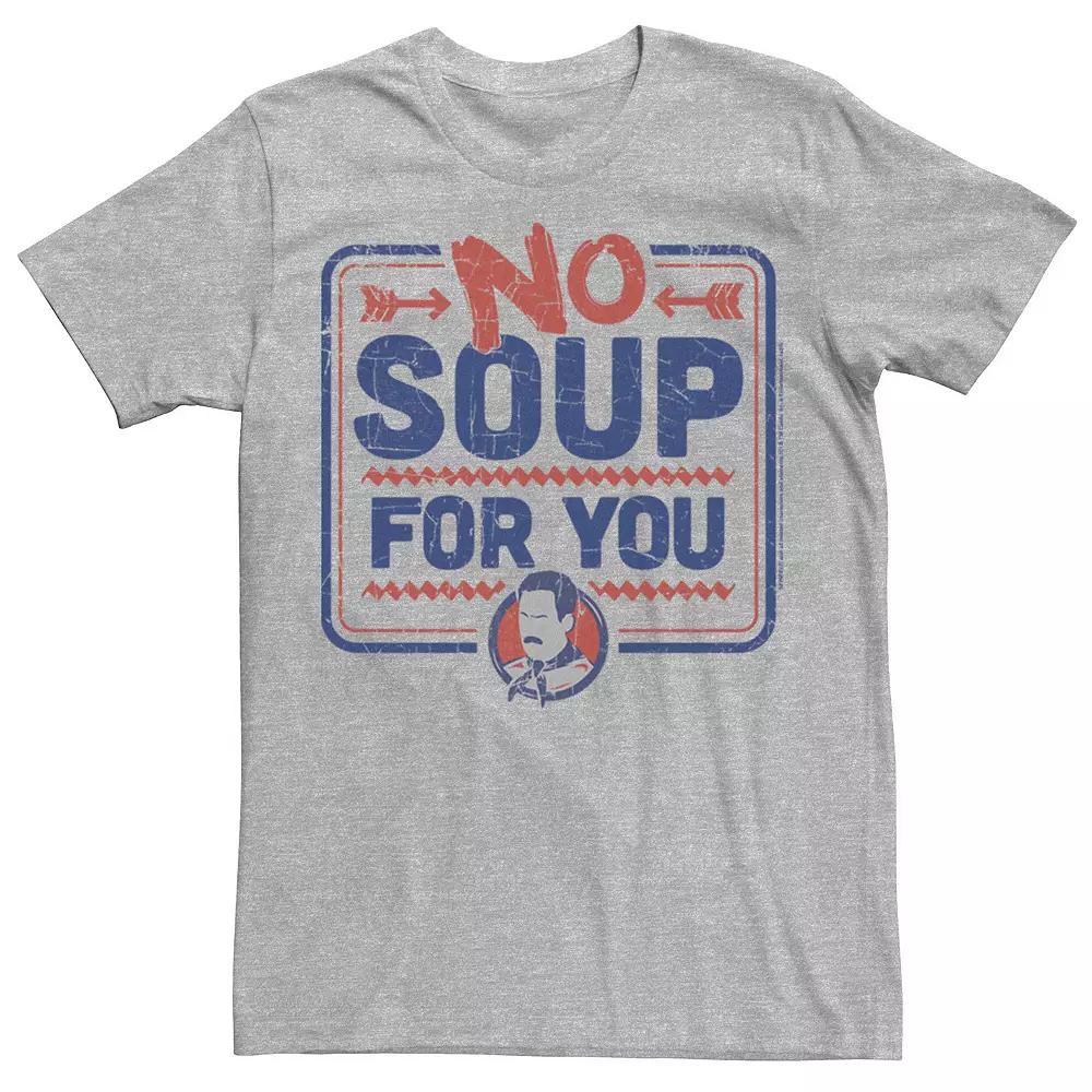 Men's Seinfeld No Soup For You Distressed Poster Tee,  Product Image