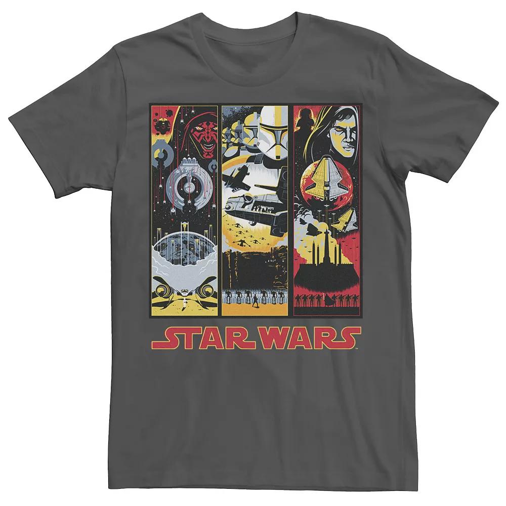 Men's Star Wars Maul Trooper Anakin Retro Panels Graphic Tee,  Product Image