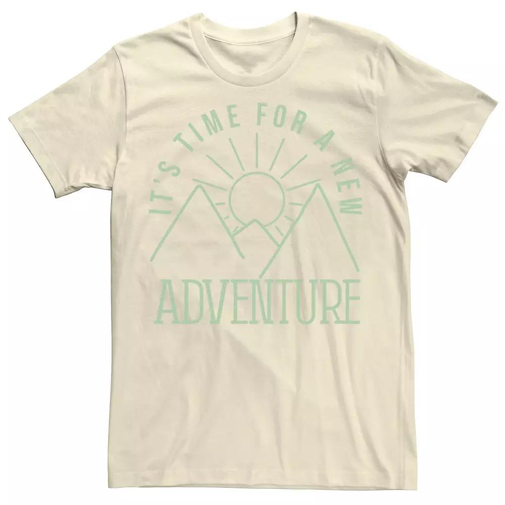 Men's It's Time For A New Adventure Line Art Tee,  Product Image