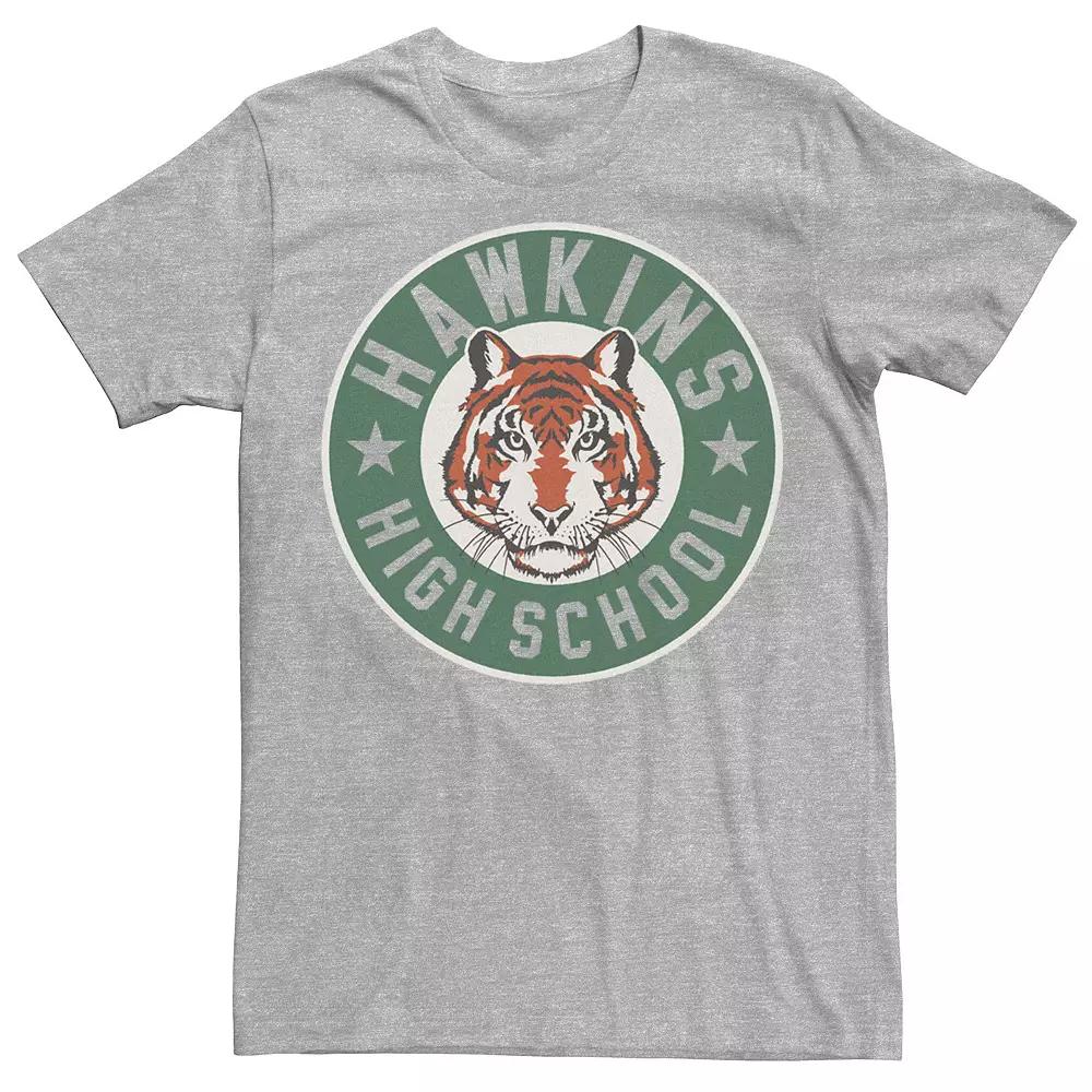 Men's Netflix Stranger Things Hawkins High School Tigers Logo Tee,  Product Image