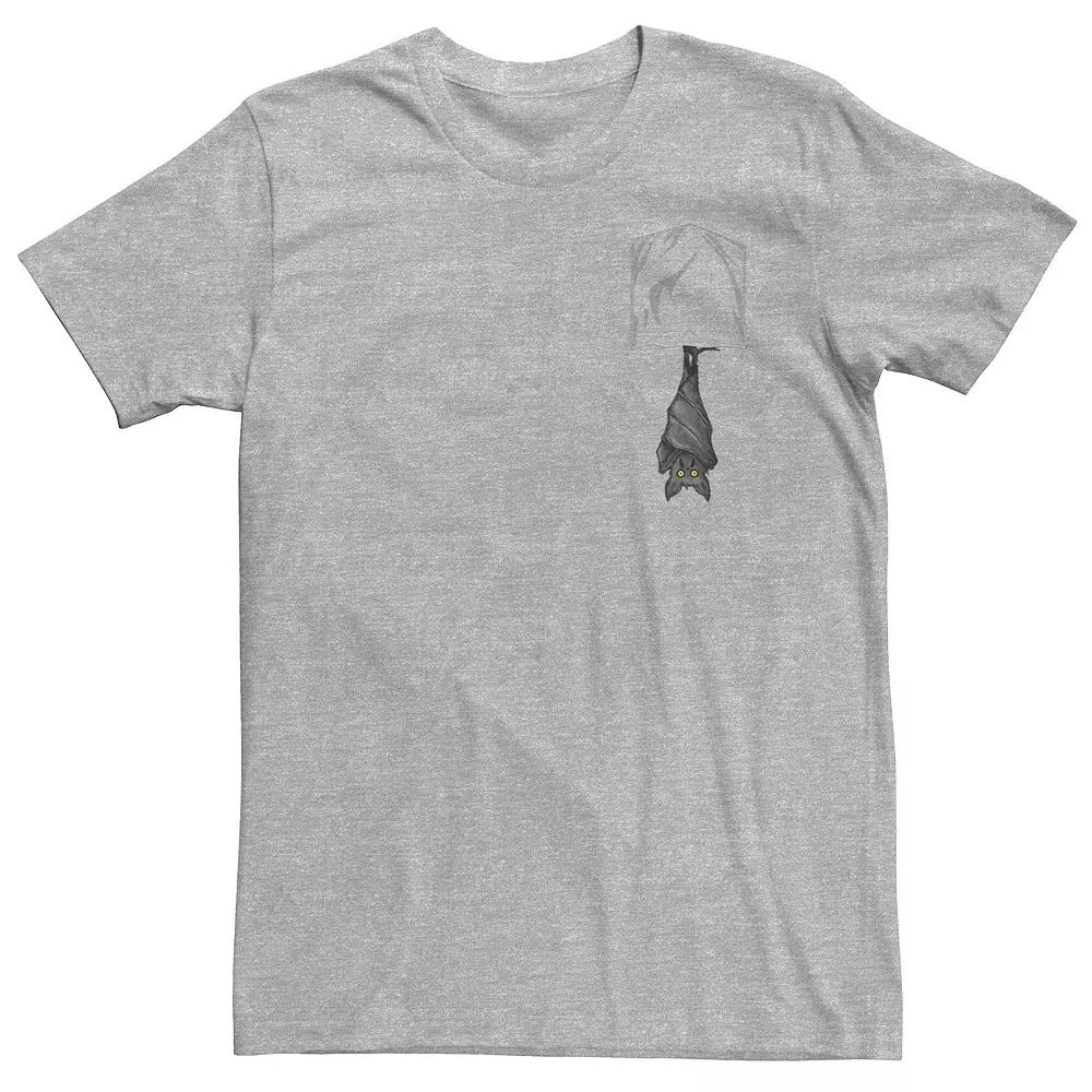 Big & Tall Bat Faux-Pocket Tee, Men's,  Product Image